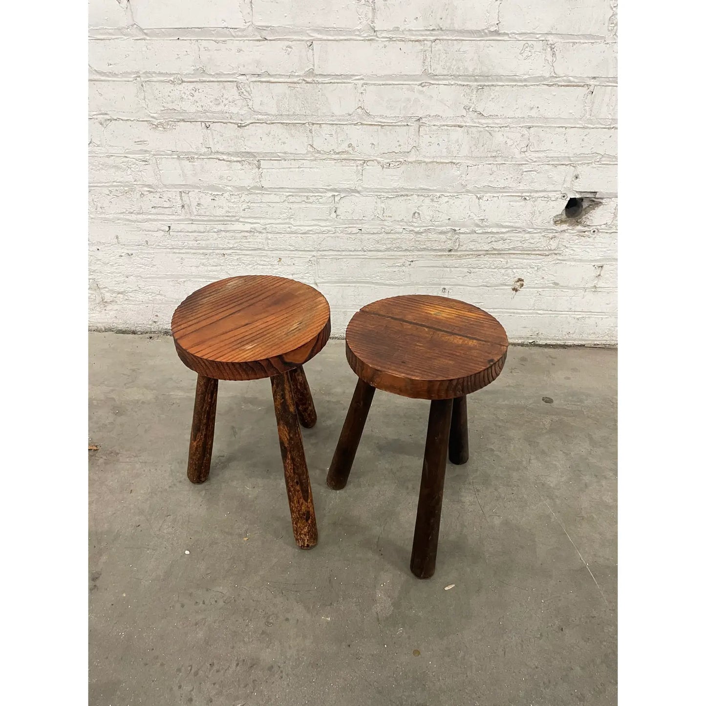 Charlotte Perriand Style French Stools