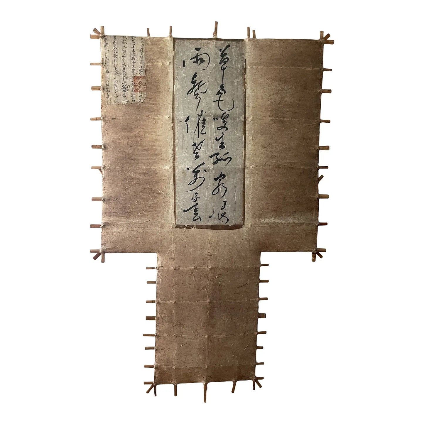 Chinese Calligraphy Mixed Media Kite Wall Art by Michael Thompson