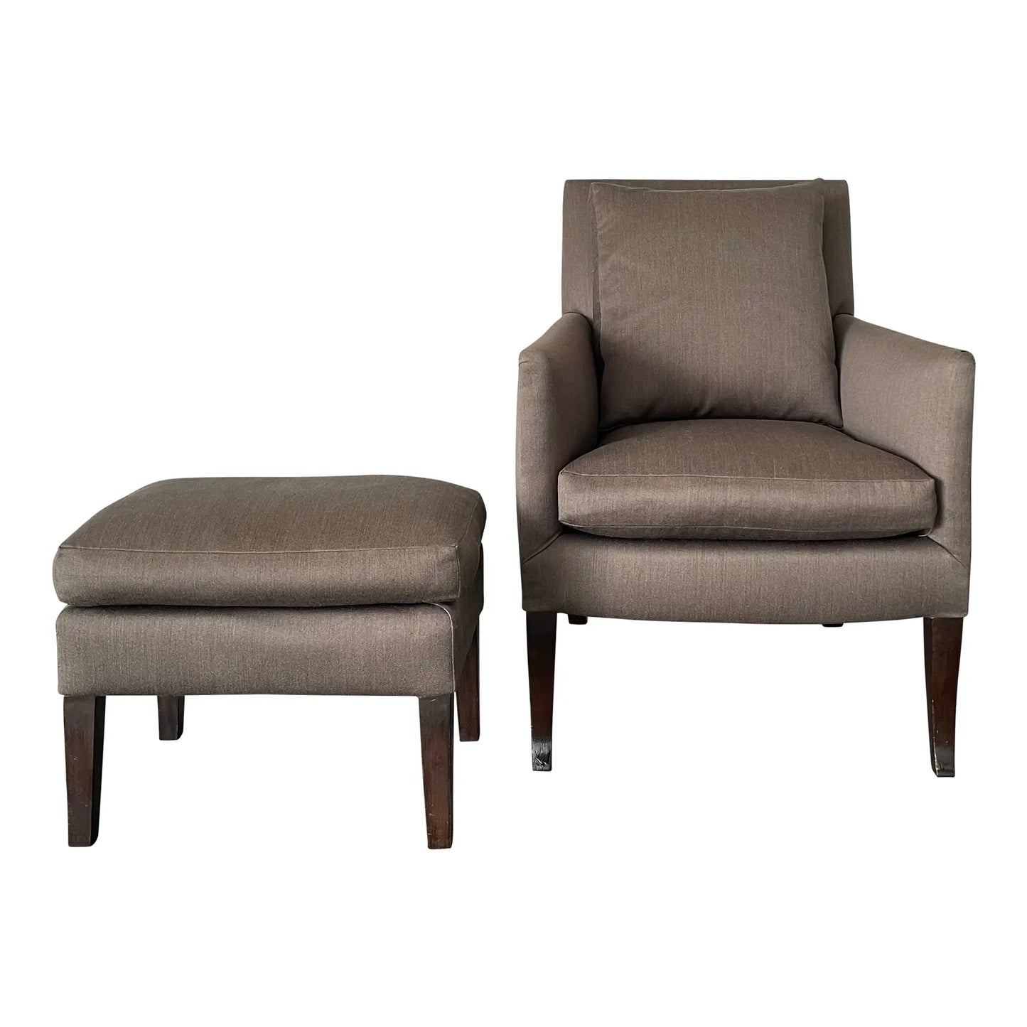 Christian Liaigre for Holly Hunt Lounge Chair and Ottoman