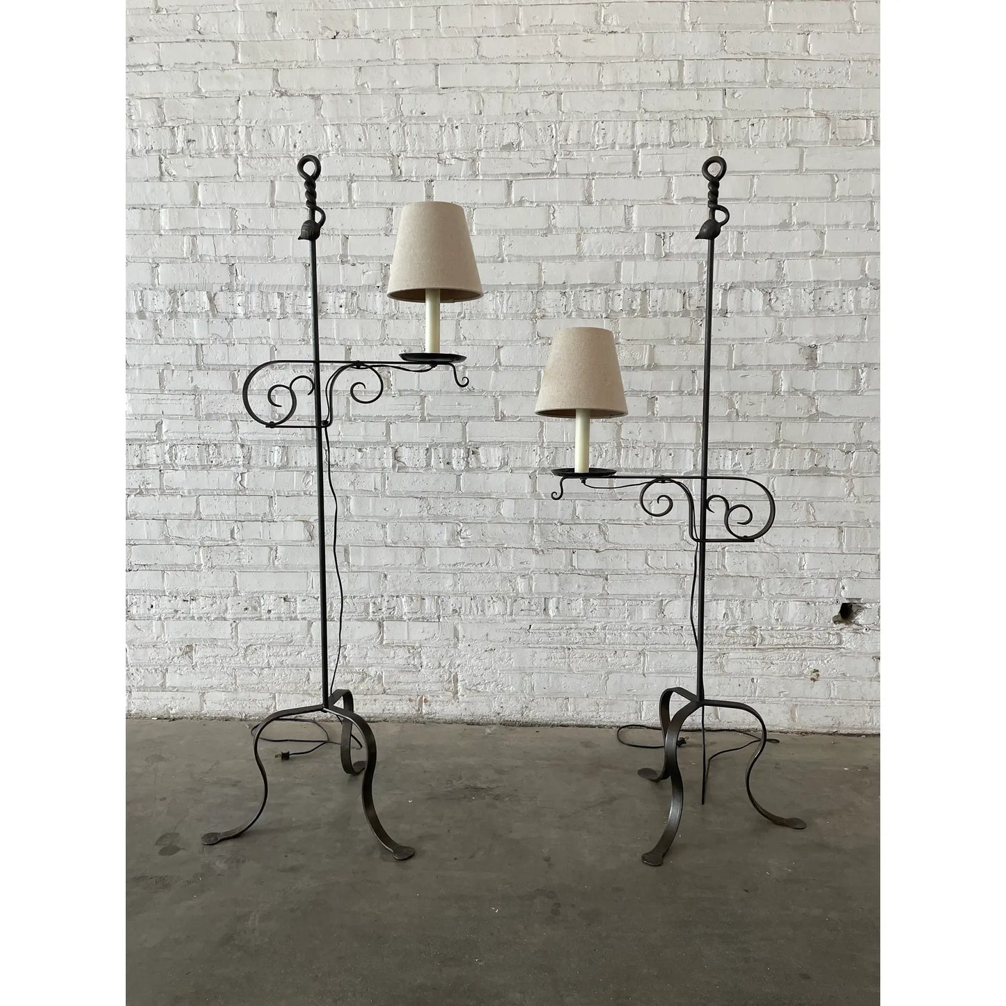 Dessin Fournir Wrought Iron Floor Lamps