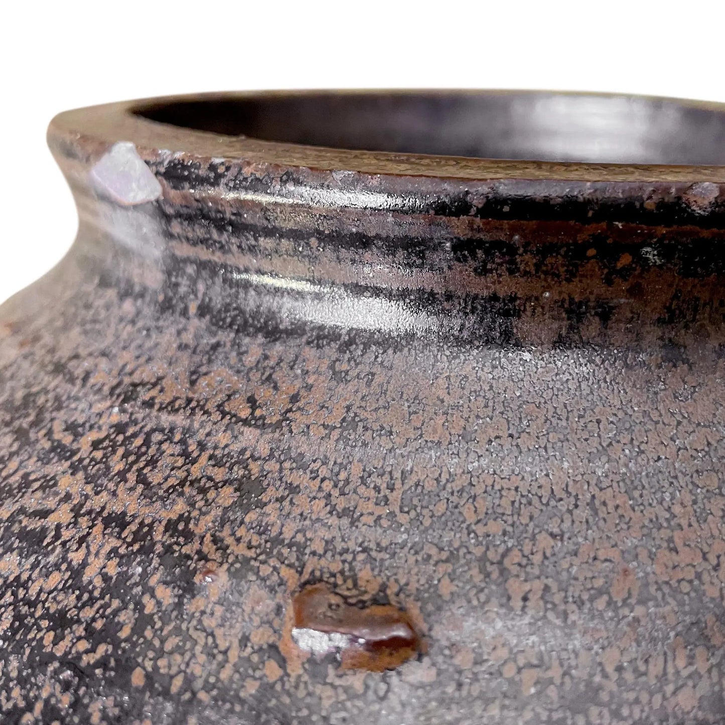 19th Century Japanese Edo Tanba Wabi Sabi Vessel