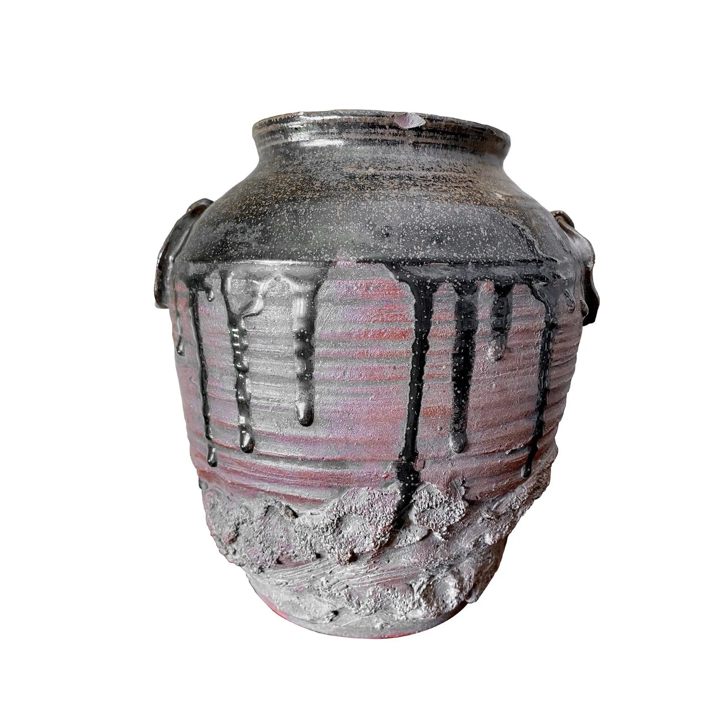 19th Century Japanese Edo Tanba Wabi Sabi Vessel