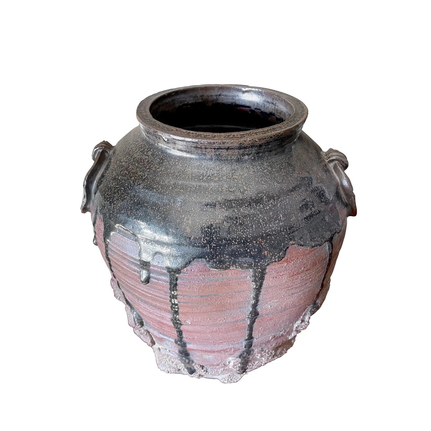 19th Century Japanese Edo Tanba Wabi Sabi Vessel