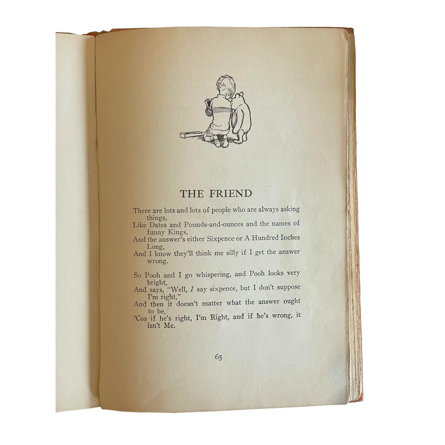 First Edition 'Now We Are Six' by A. A Milne Children's Book