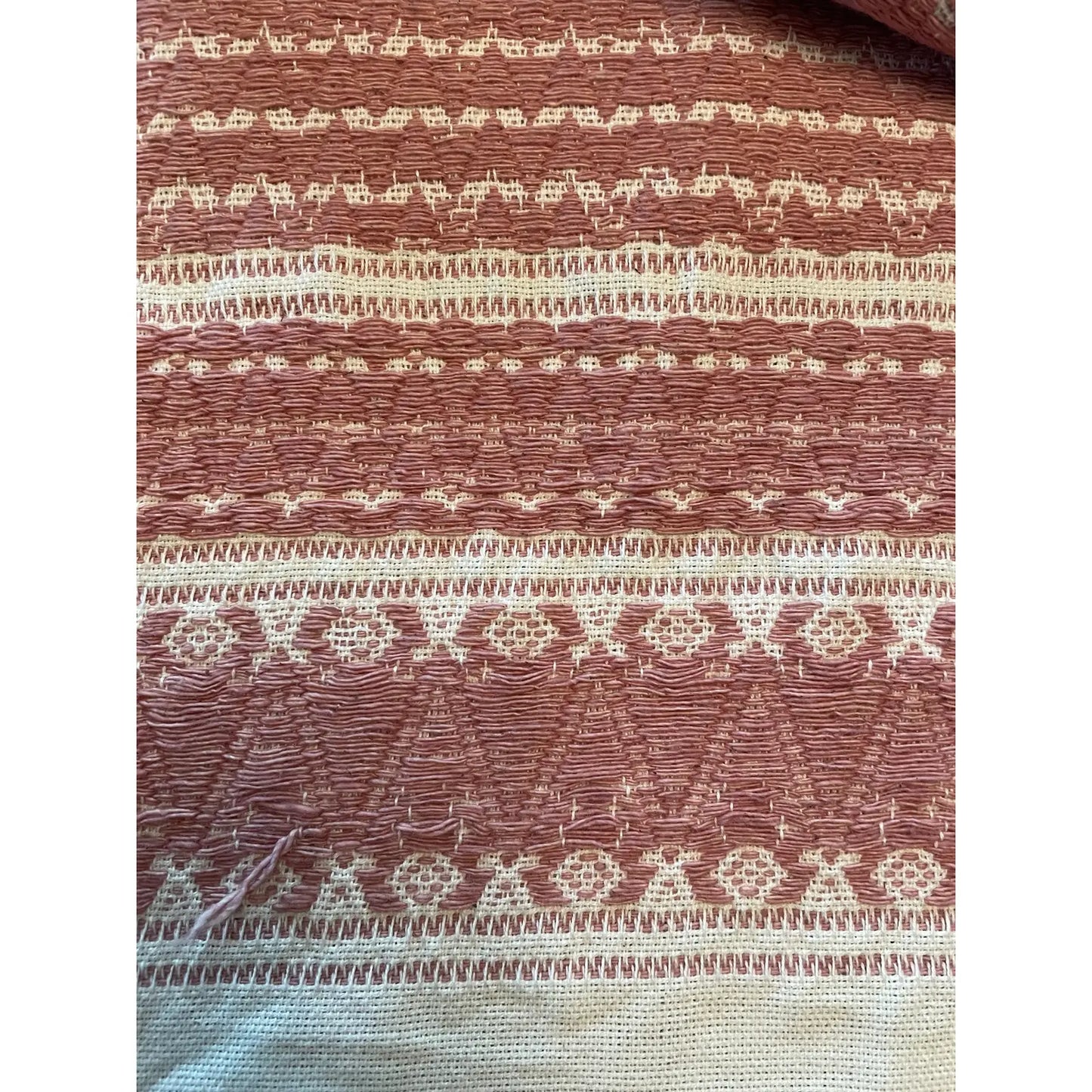 Guatemalan Handwoven Rose Table Runner