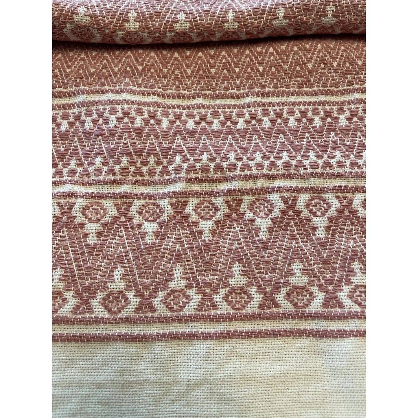 Guatemalan Handwoven Rose Table Runner