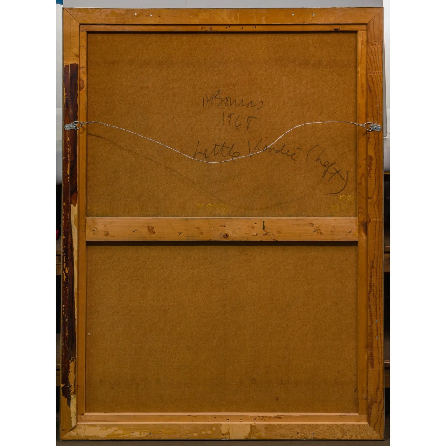 Harry Bouras 'Little Ven Ver (Left)' Mixed Media on Masonite