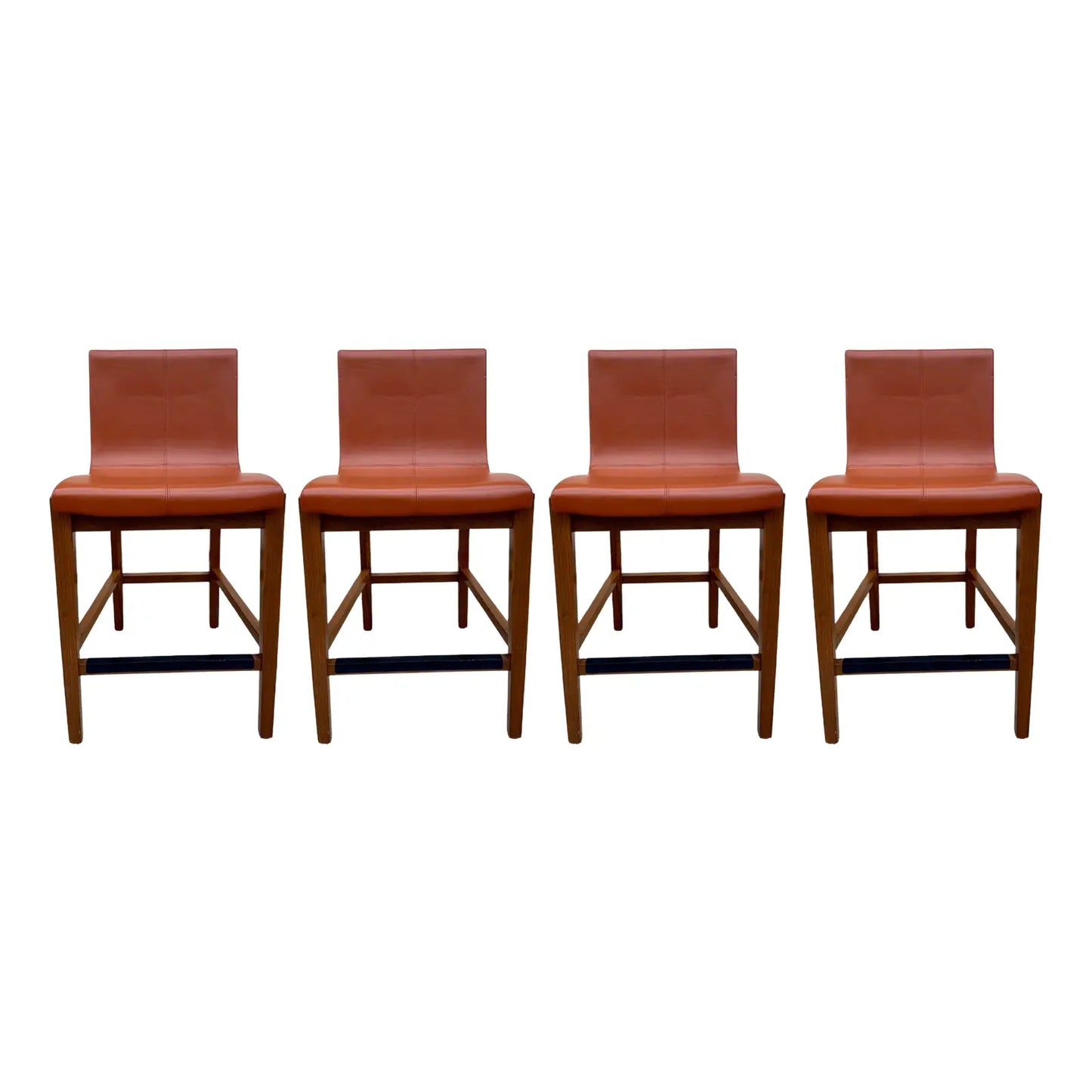 A set of Holly Hunt Modern Siren Counter Stools
