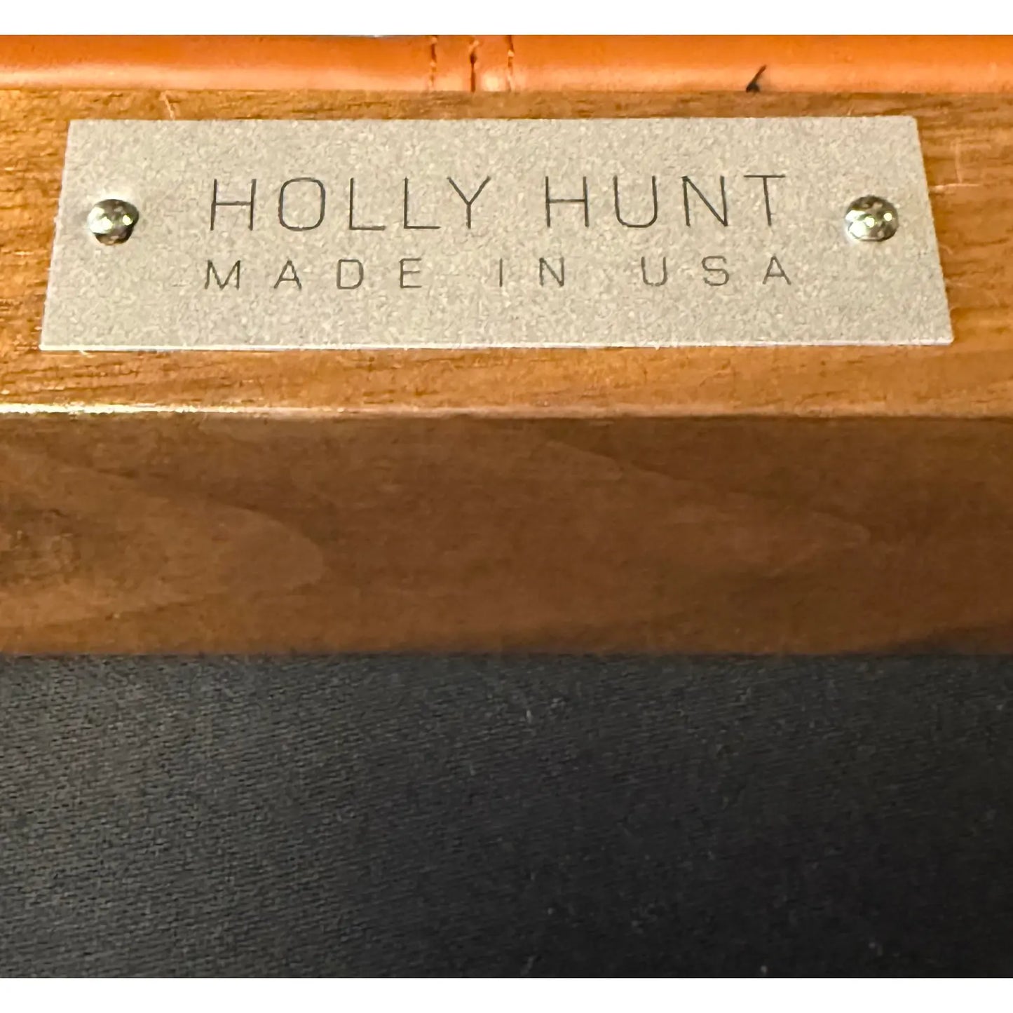 A set of Holly Hunt Modern Siren Counter Stools