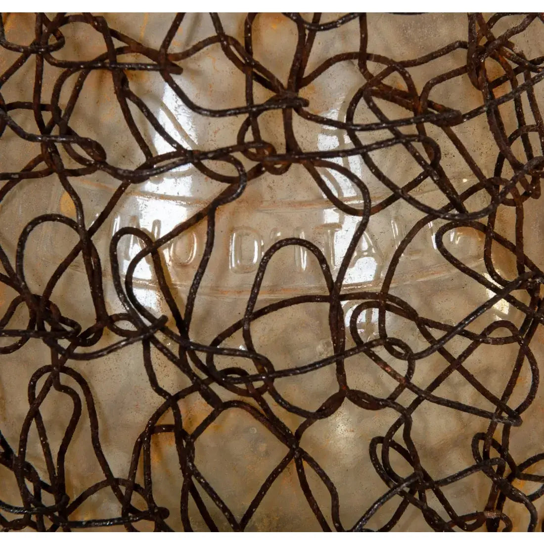 Lucy Slivinski Contemporary Sculpture of Found Objects and Woven Metal