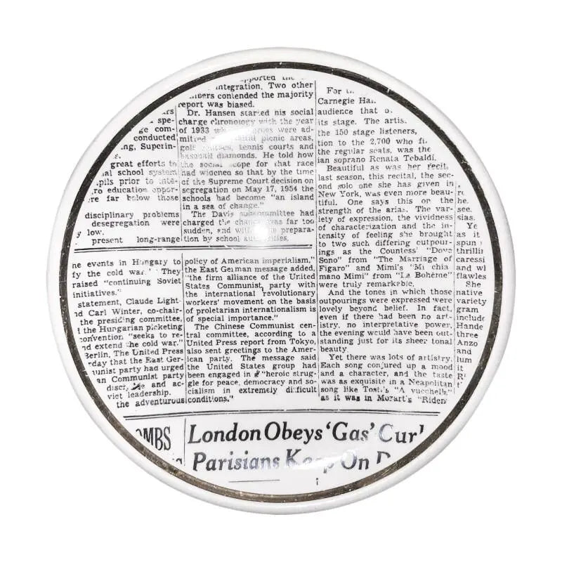 Mid-Century Modern Italian Porcelain Bucciarelli Milano Coasters