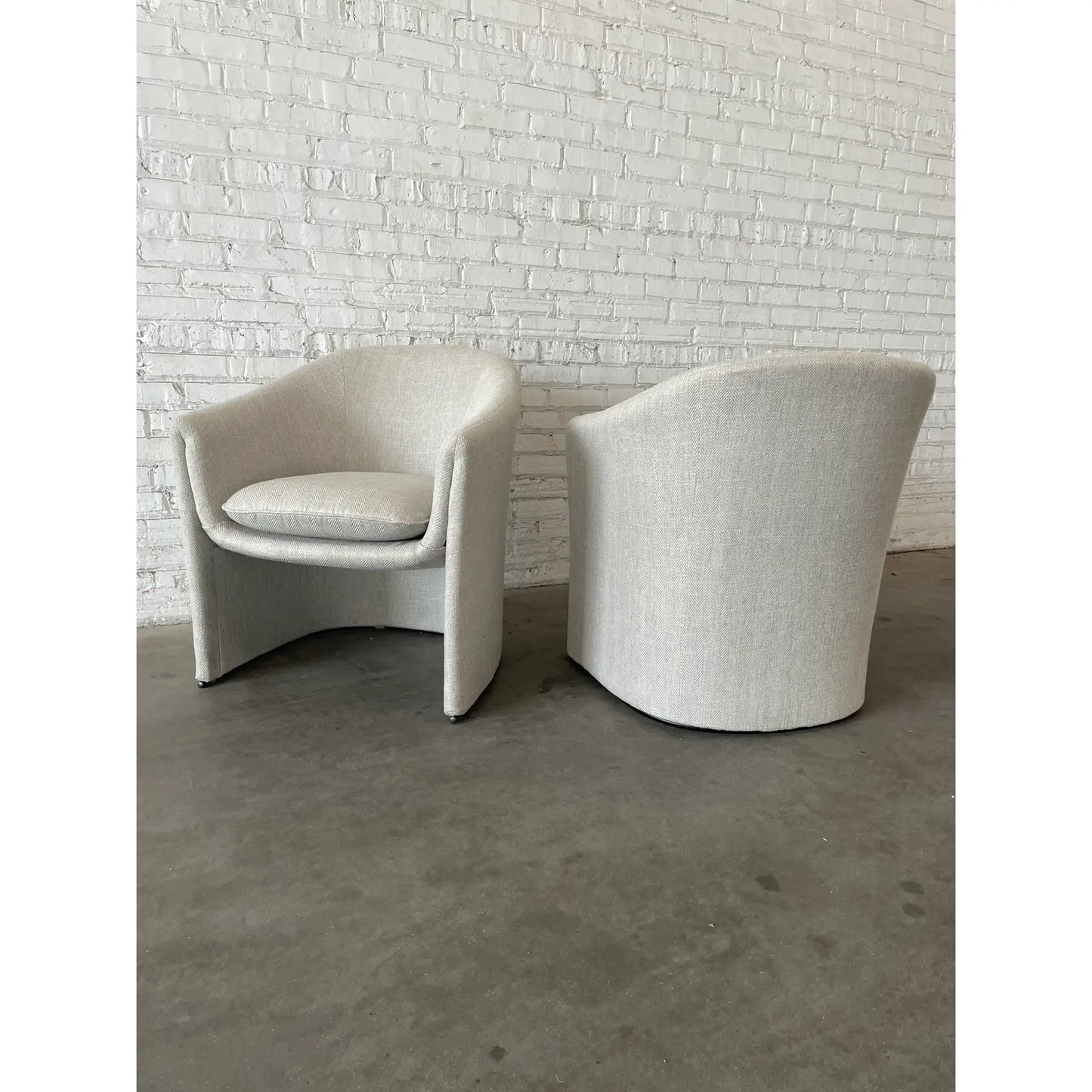 Modern Dunbar Sculptural Lounge Chairs by Lydia dePolo and Jack Dunbar