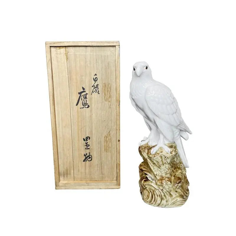 Japanese Hirado Porcelain Hawk