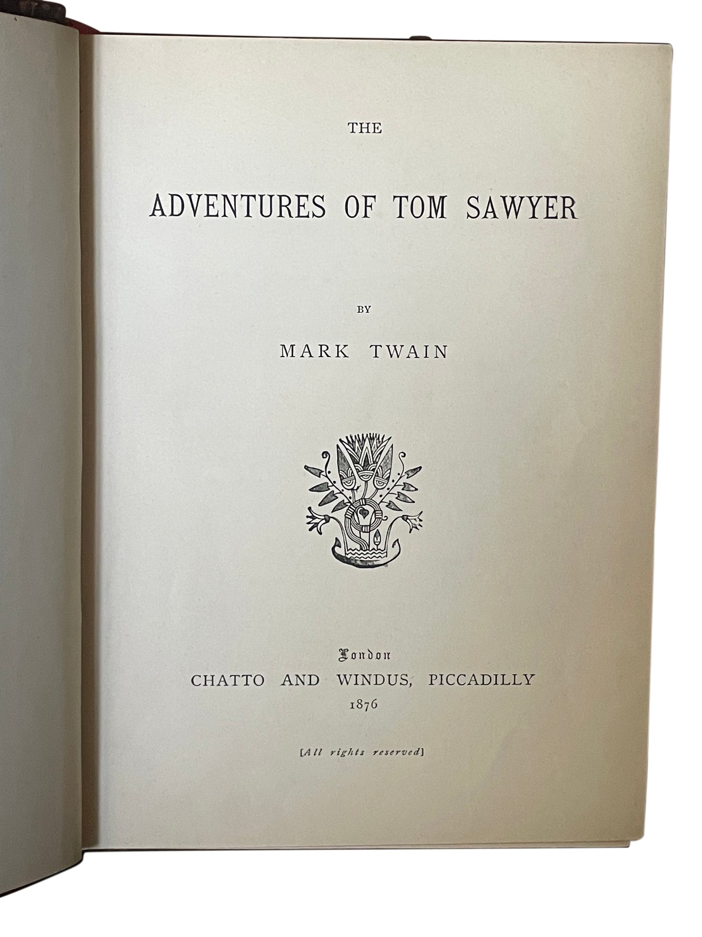 Mark Twain True First Edition The Adventures of Tom Sawyer