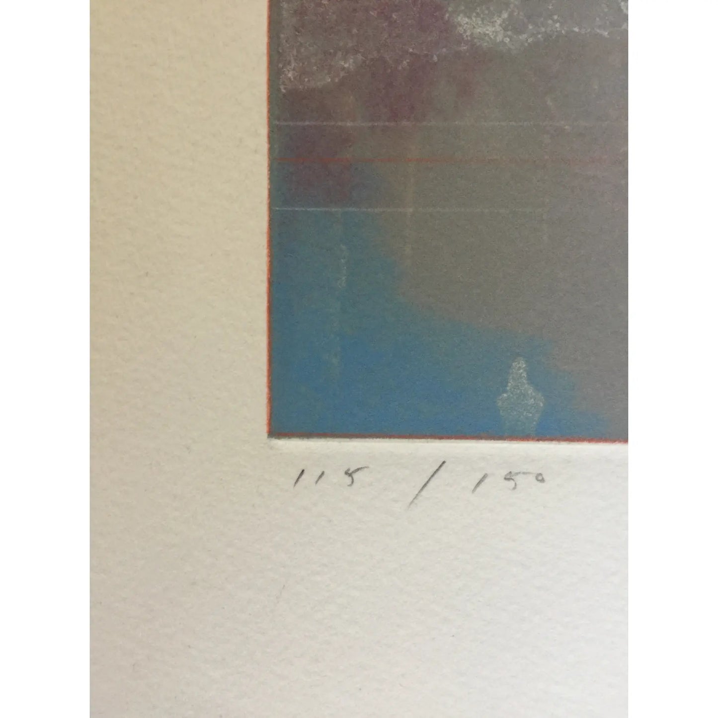 Robert Kelly "Asana II " Original Contemporary Abstract Lithograph