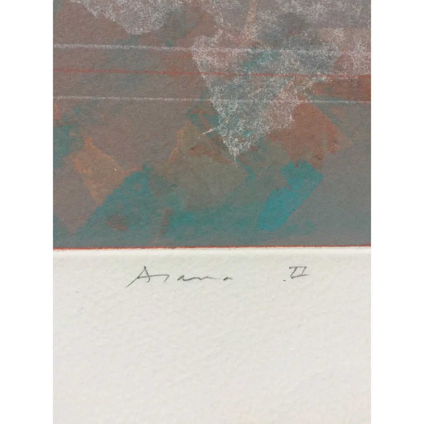 Robert Kelly "Asana II " Original Contemporary Abstract Lithograph