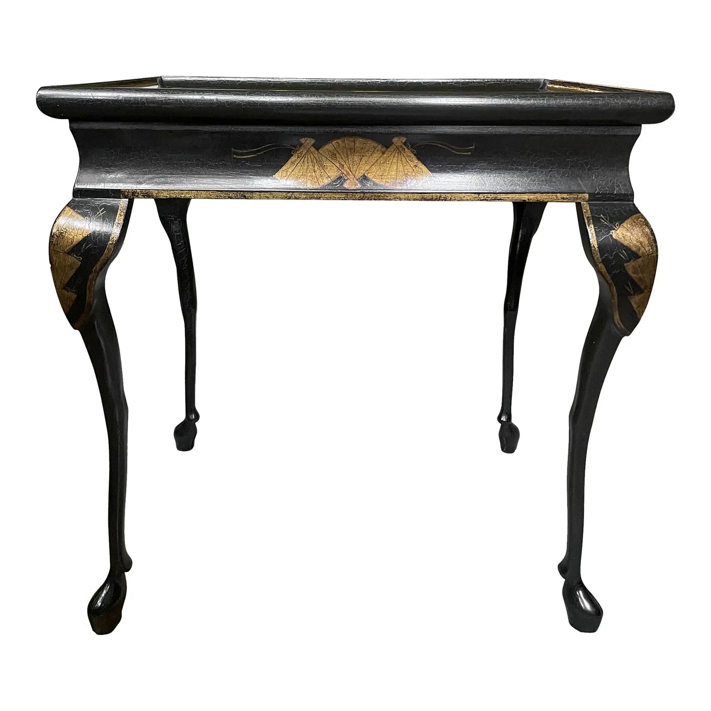 Rose Tarlow Doe Foot Lacquered Tete De Negre Side Table
