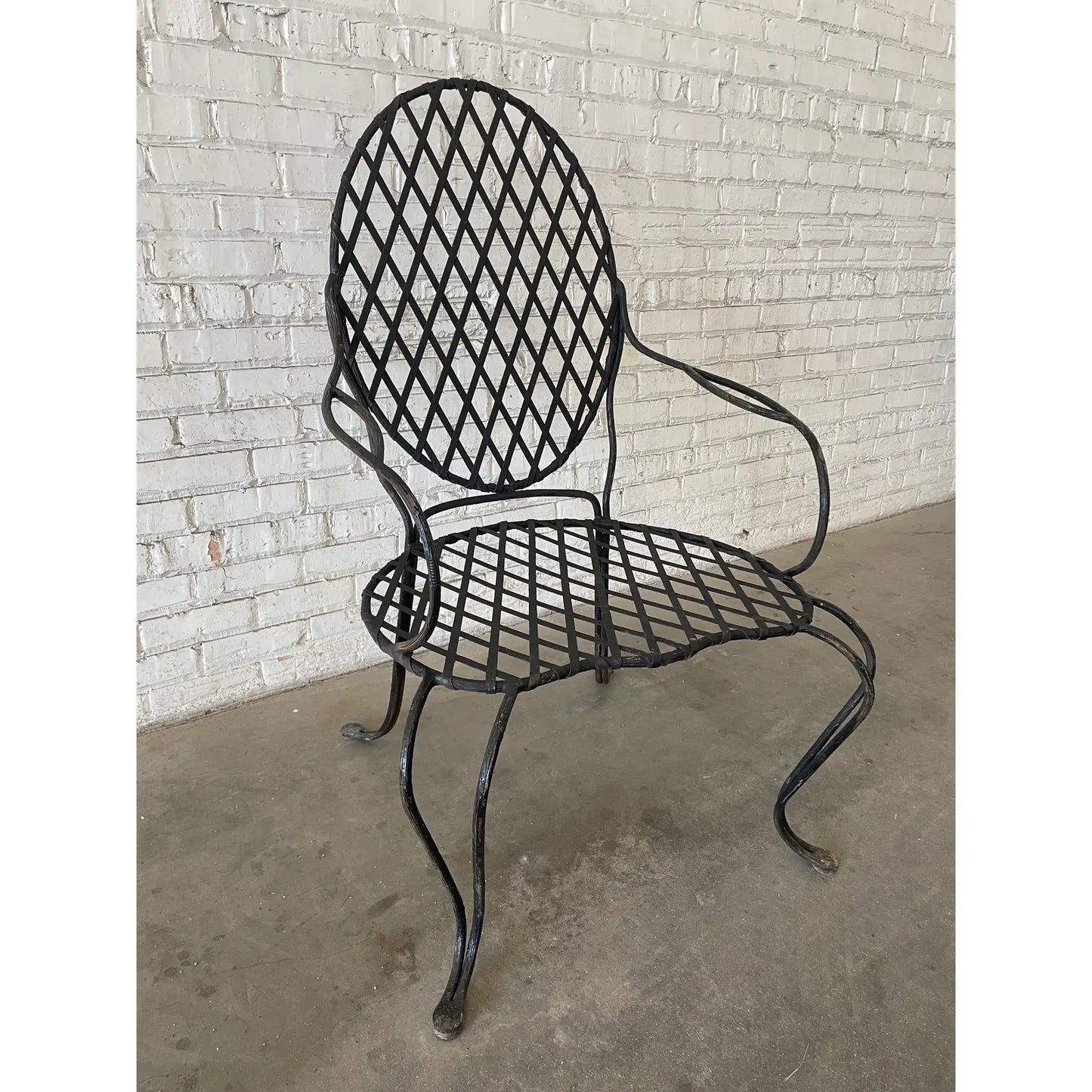 Rose Tarlow Iron Twig Garden Arm Chairs