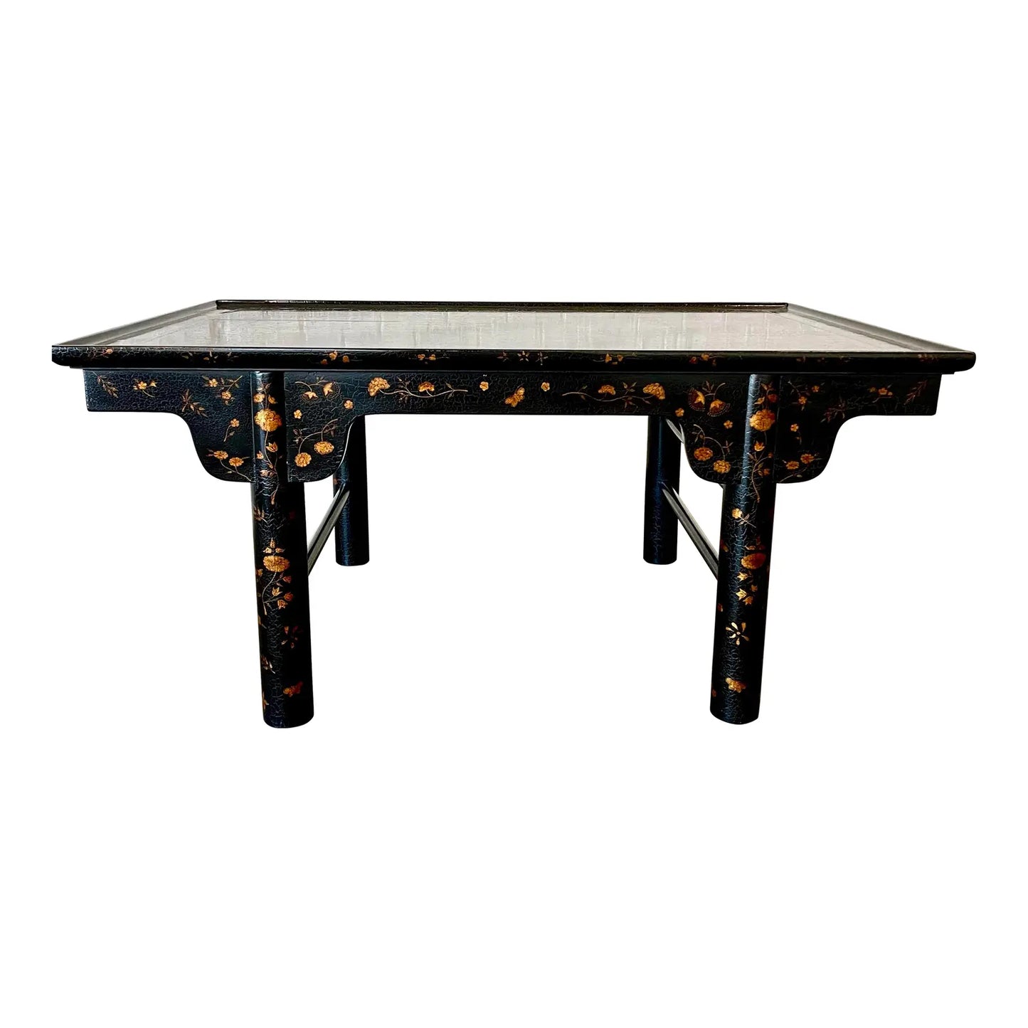 Rose Tarlow Melrose House Lacquered Chinoiserie K'ang Hsi Coffee Table