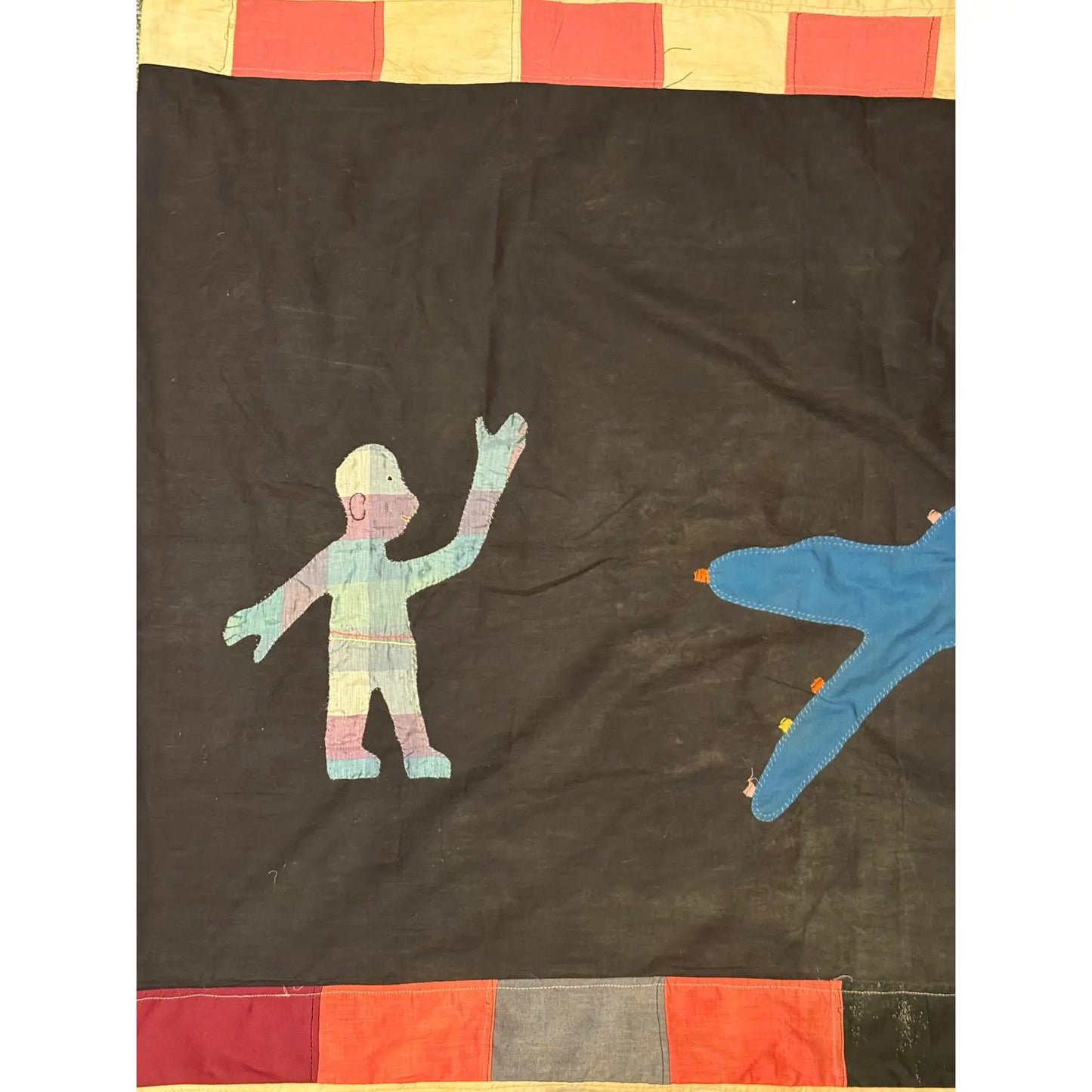 Very Large Vintage Asafo Fante Flag