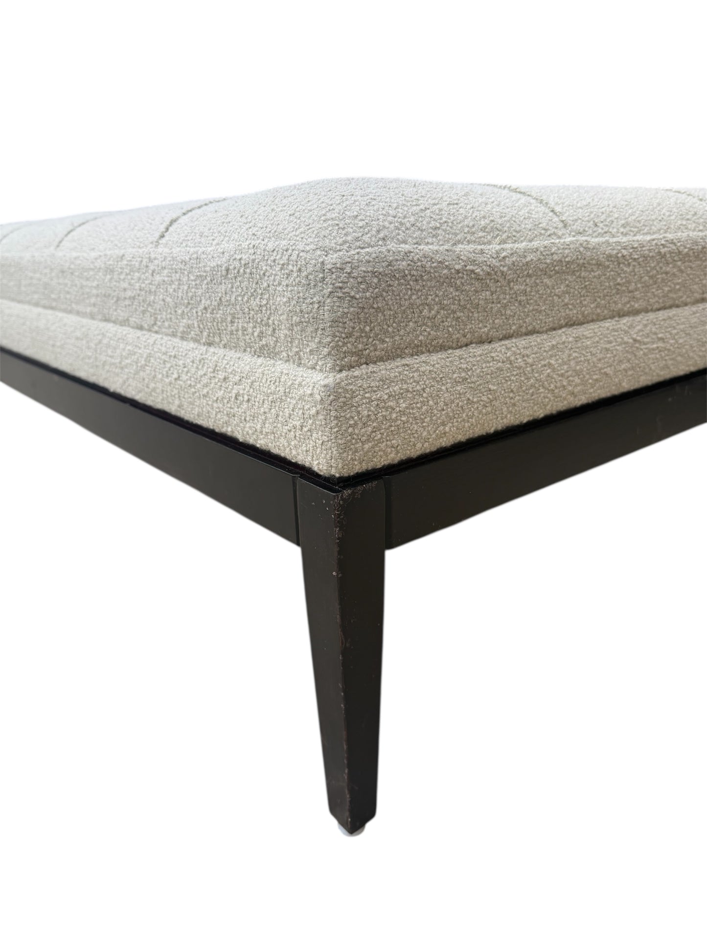 George Smith Large Tufted Boucle Ottoman