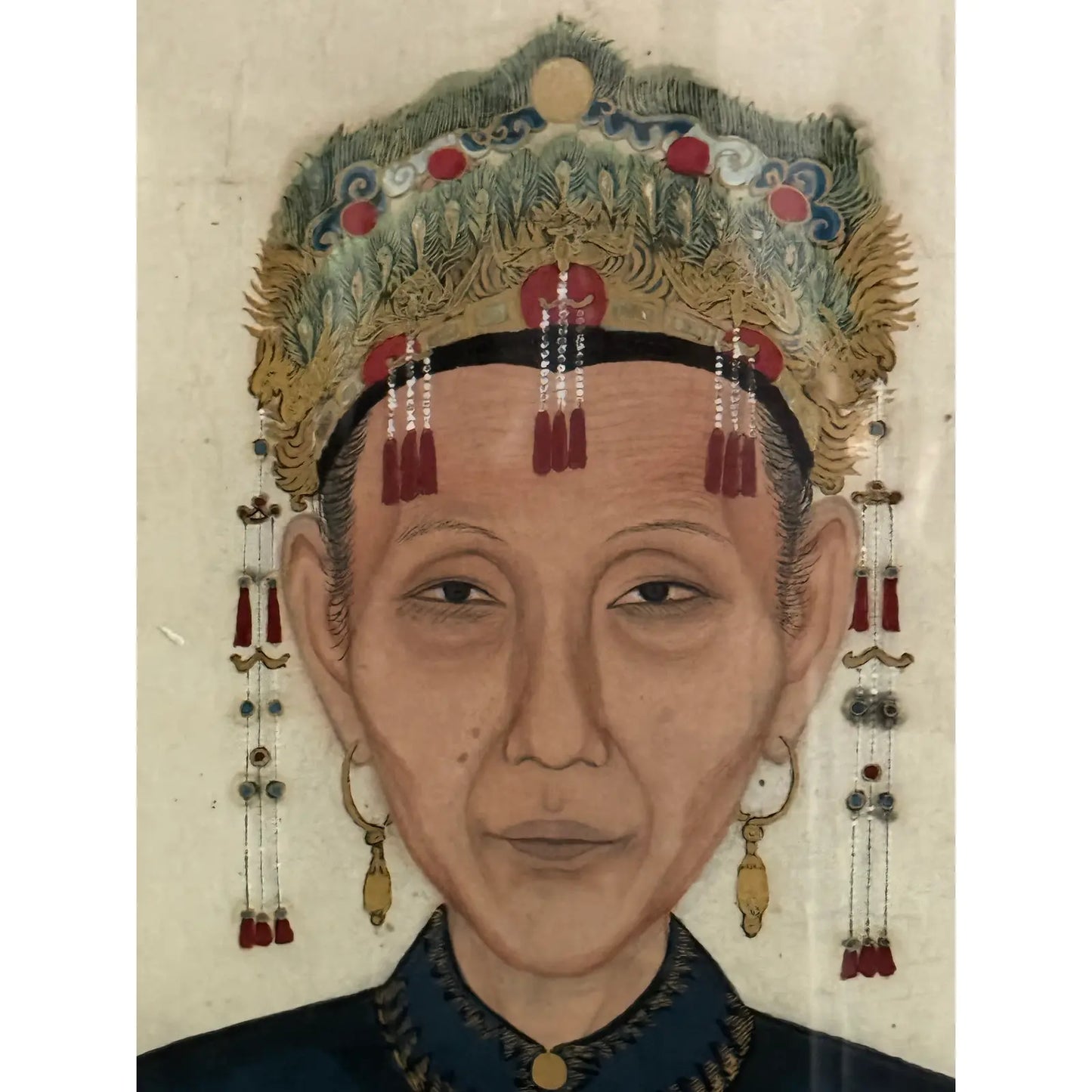 19th Century Life Size Chinese Ancestor Portraits