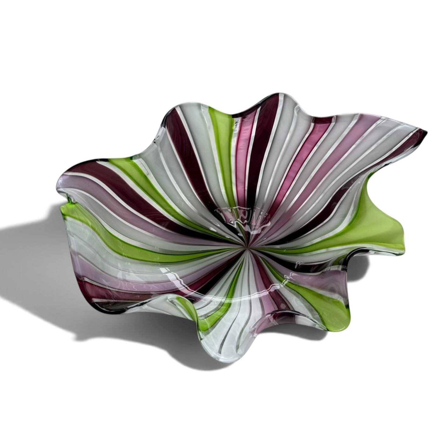 Venini Fazzoletto a Cane Murano Bowl