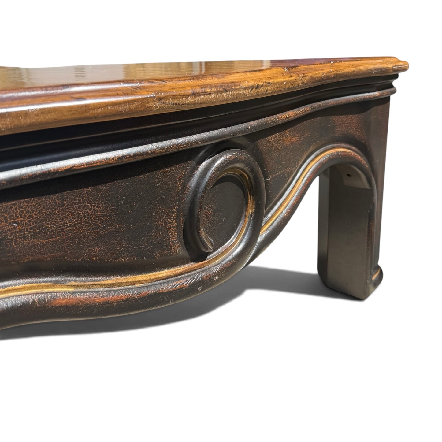 Gregorius Pineo Large Lacquered and Carved Coffee Table