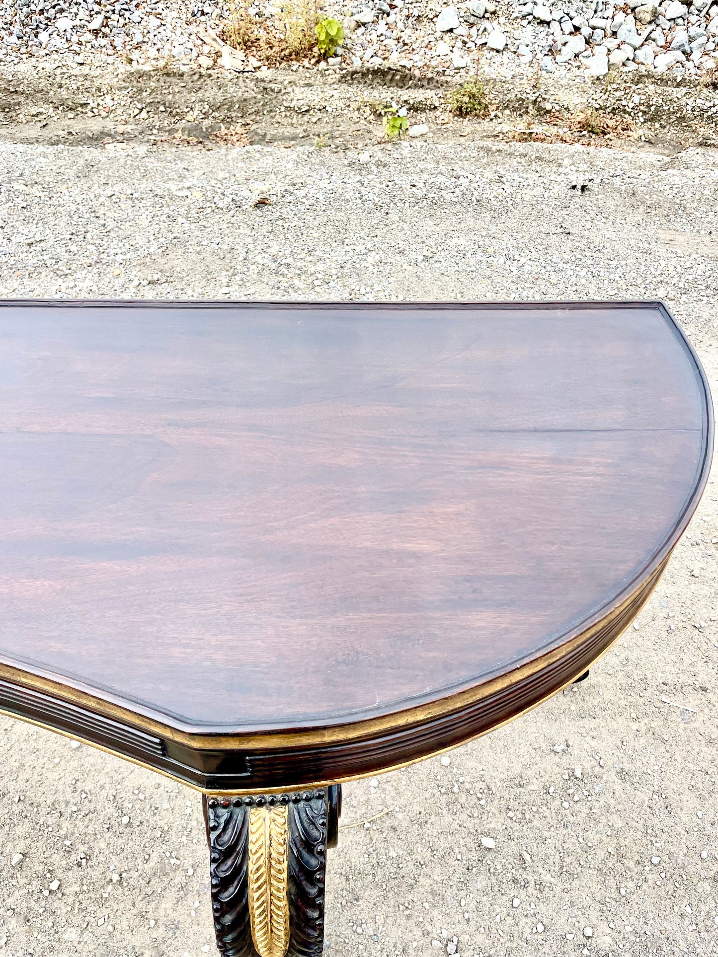 Dessin Fournir Georgian Mahogany Chatsworth Console Table