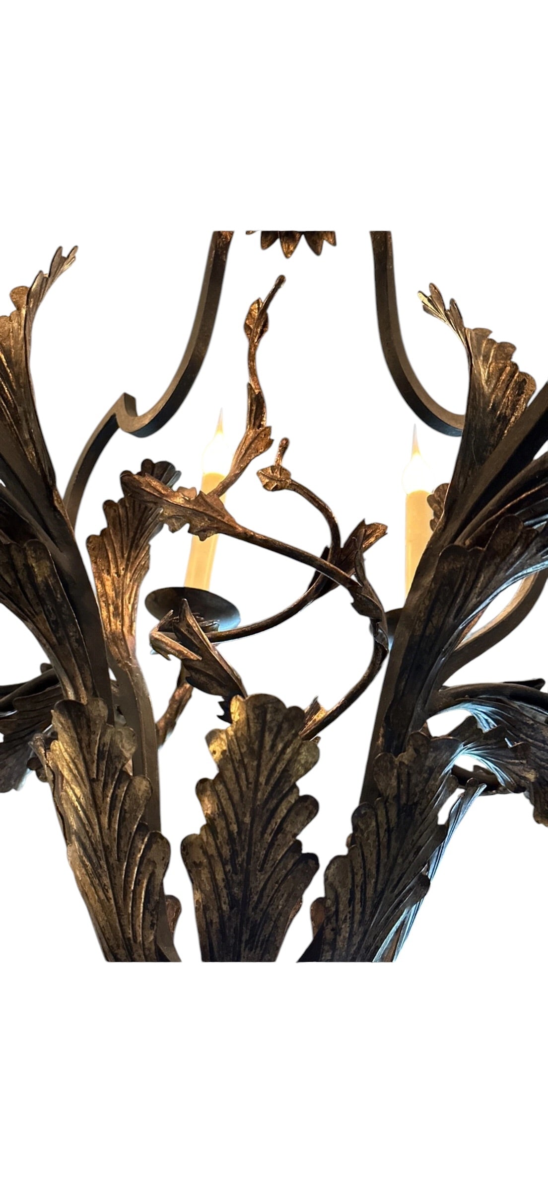 Dennis & Leen Biarritz Gilt Iron Chandelier