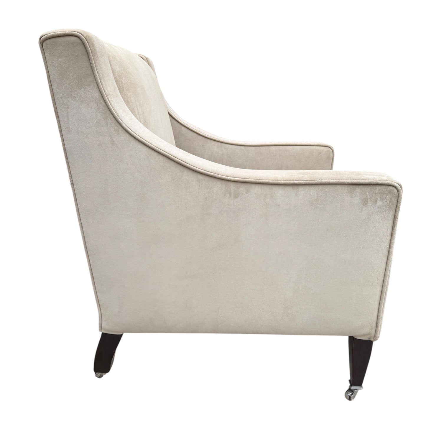 George Smith Georgian Leather Club Chairs- A Pair