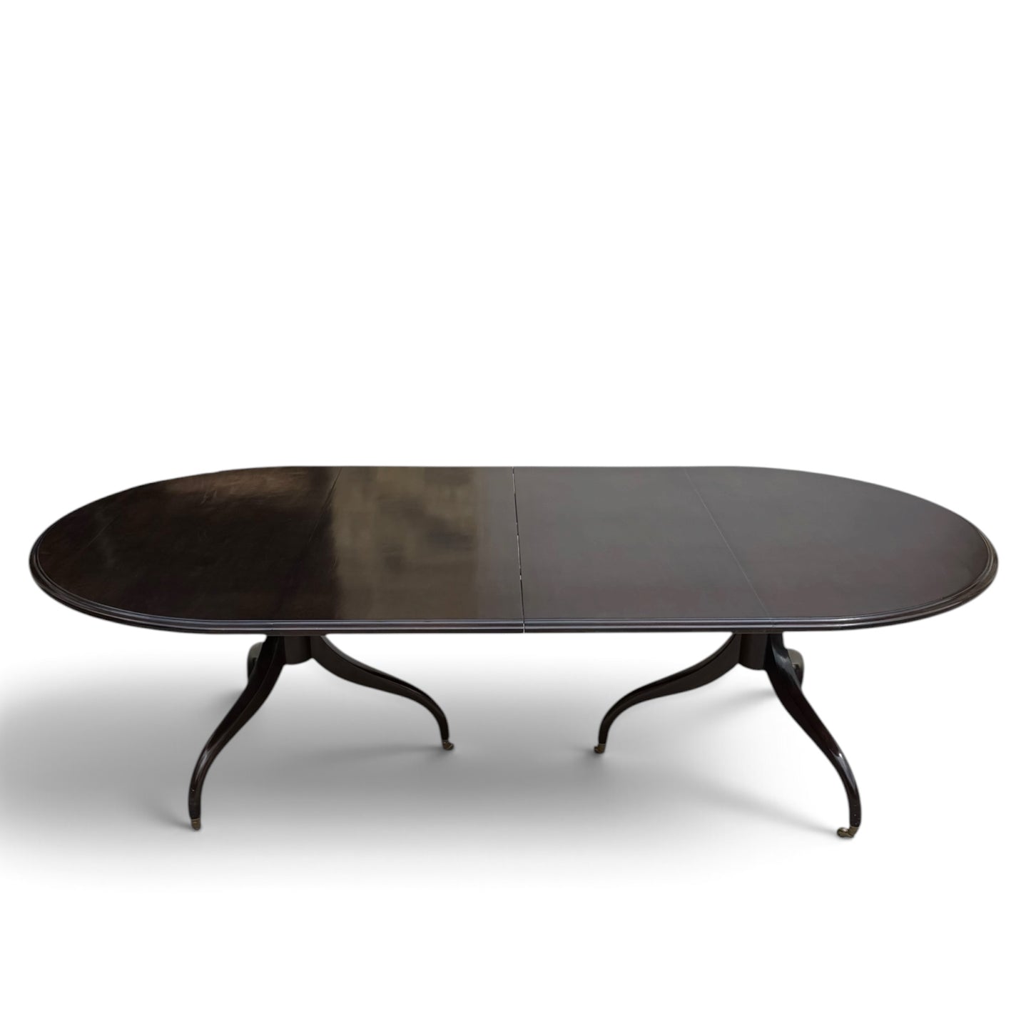Dessin Fournir Georgian Double Pedestal Extendable Dining Table