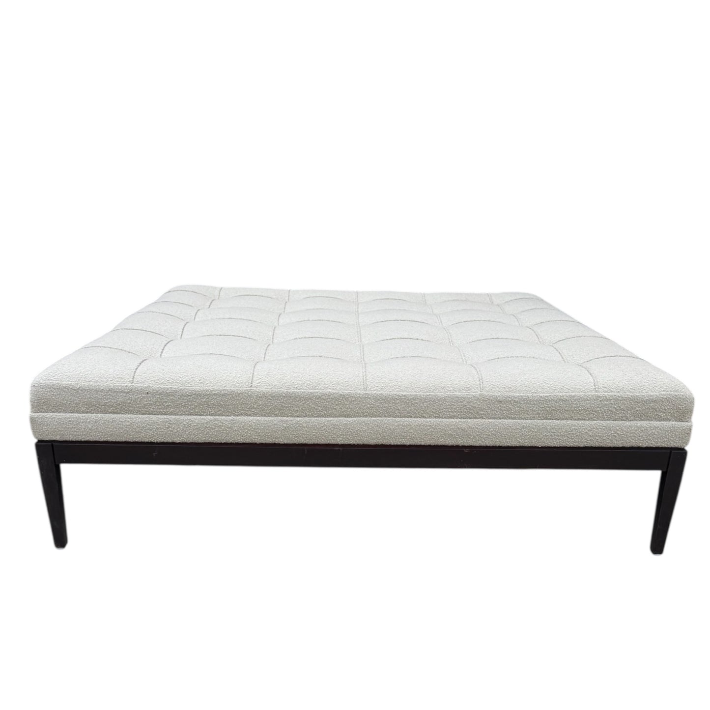 George Smith Large Tufted Boucle Ottoman