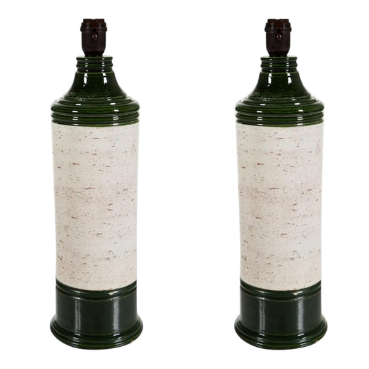 Mid-Century Bitossi Ceramic Table Lamps for Bergboms