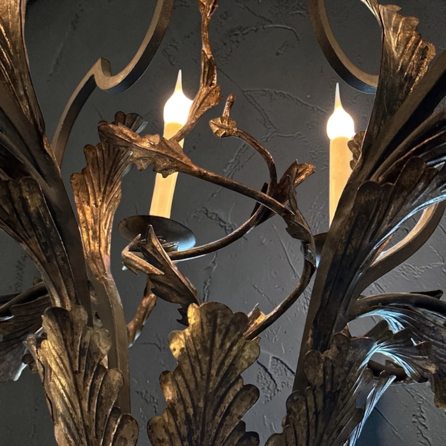 Dennis & Leen Biarritz Gilt Iron Chandelier