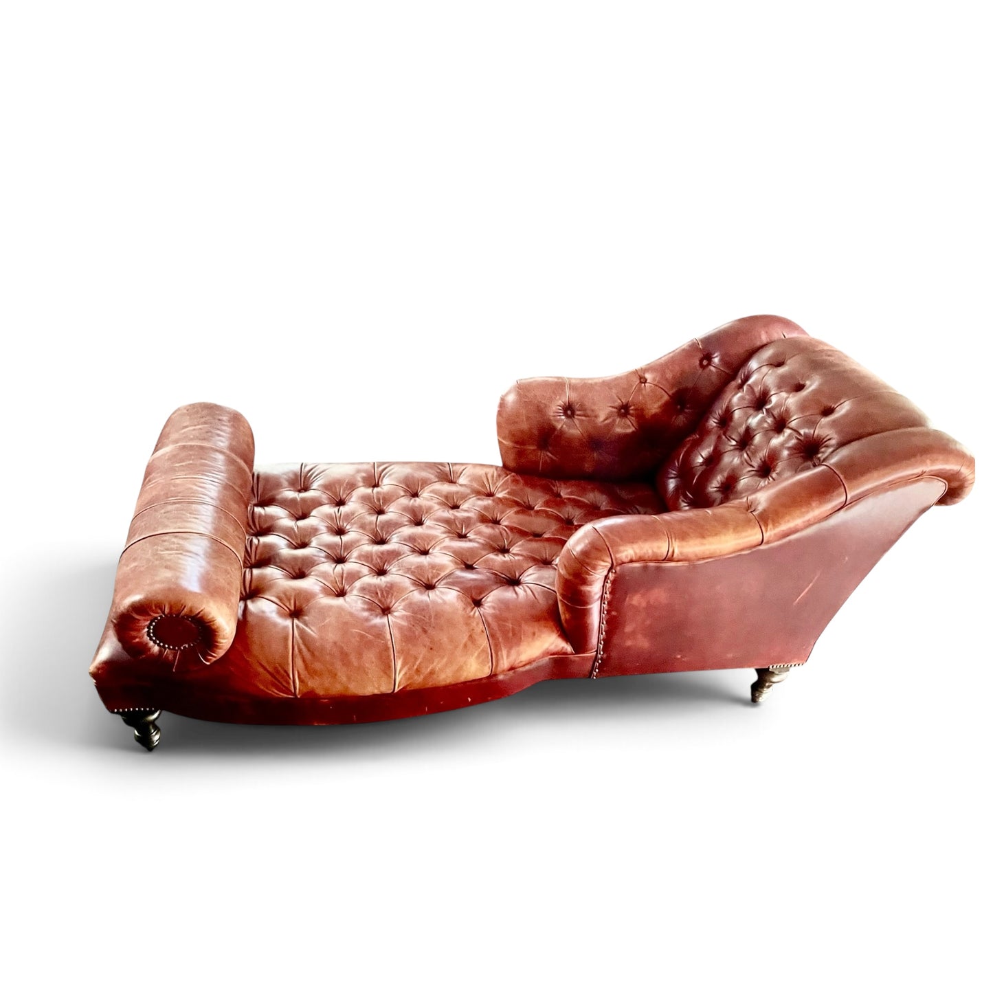 George Smith Aspinall Leather Chaise