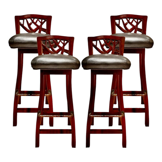 Martin Pierce Hedgerow Swivel Barstools- a Set of 4