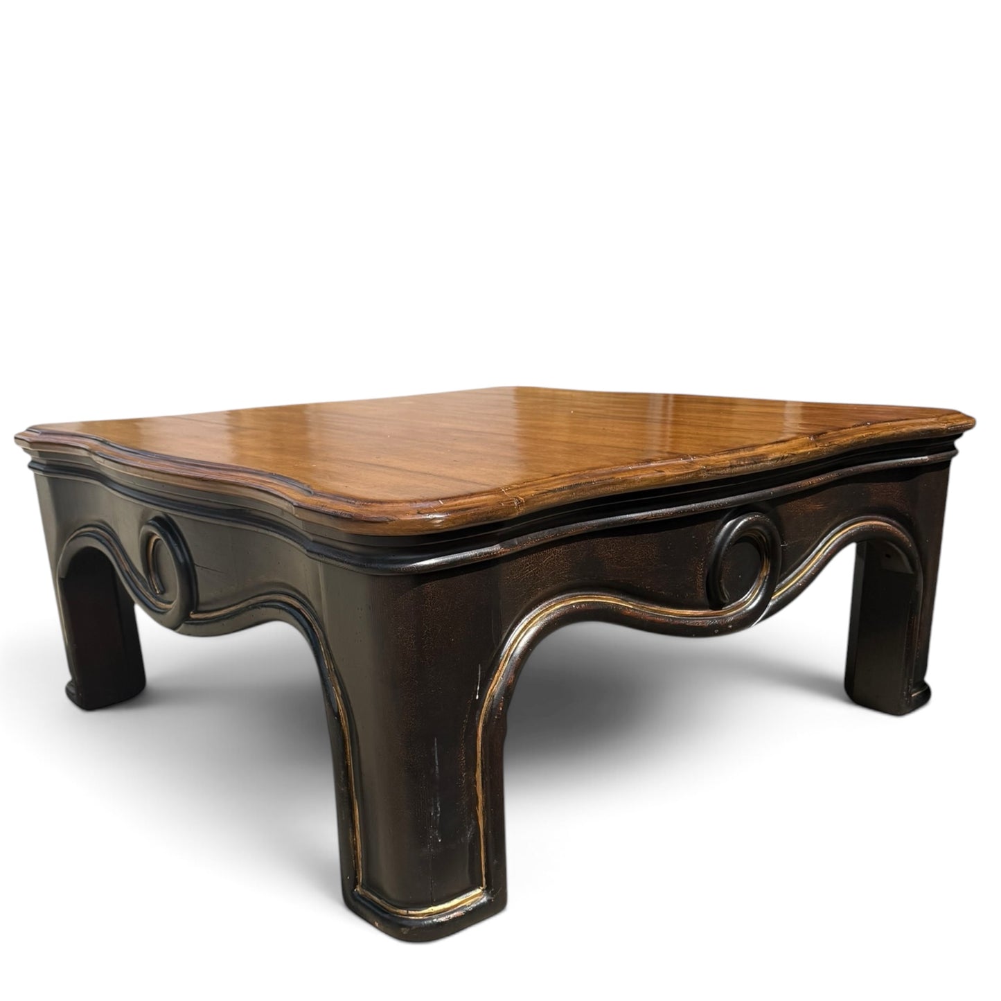 Gregorius Pineo Large Lacquered and Carved Coffee Table