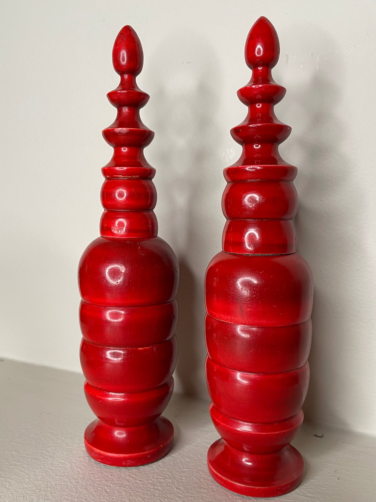 Antique Polychrome Painted and Lacquered Vessels