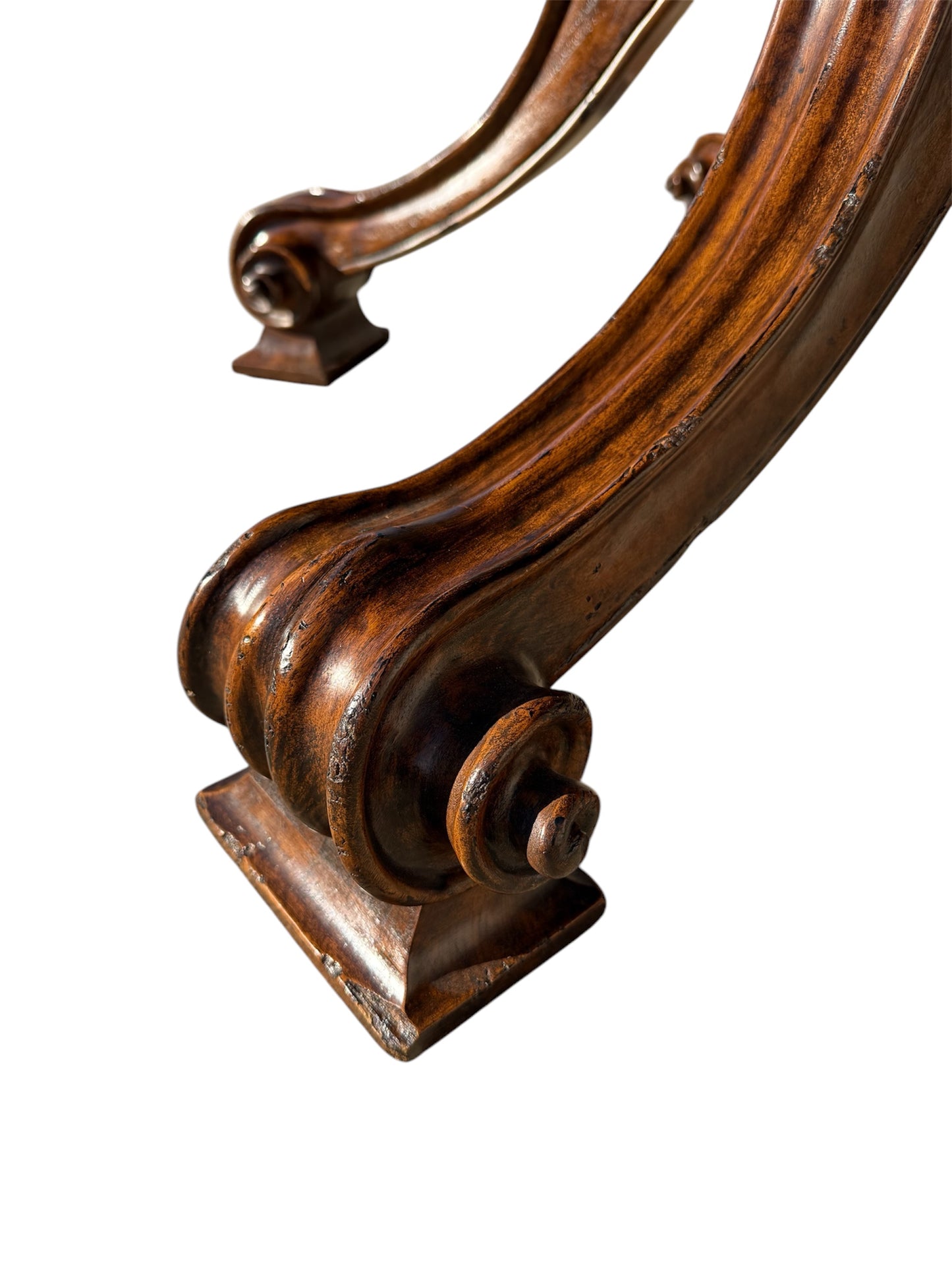 Therien & Company Large Baroque Walnut Dining Table
