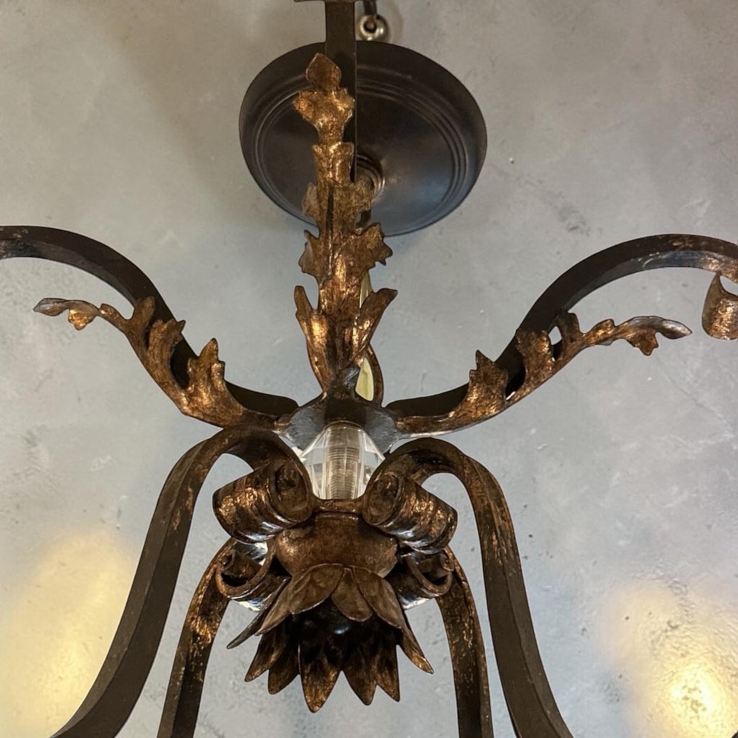 Dennis & Leen Biarritz Gilt Iron Chandelier