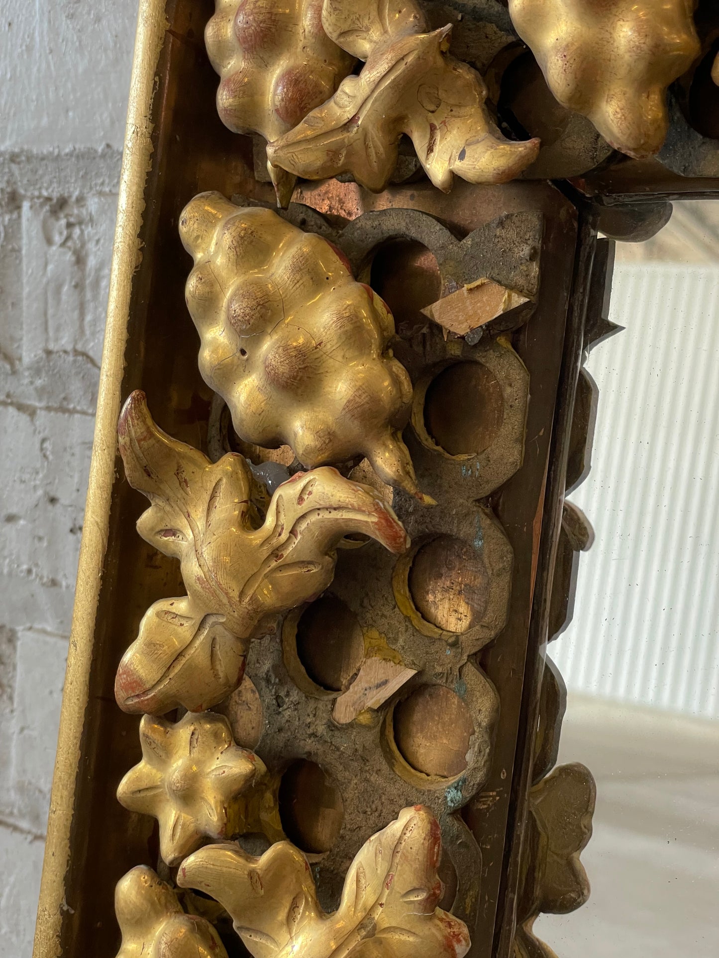 19th Century German Carved Gilt Mirror