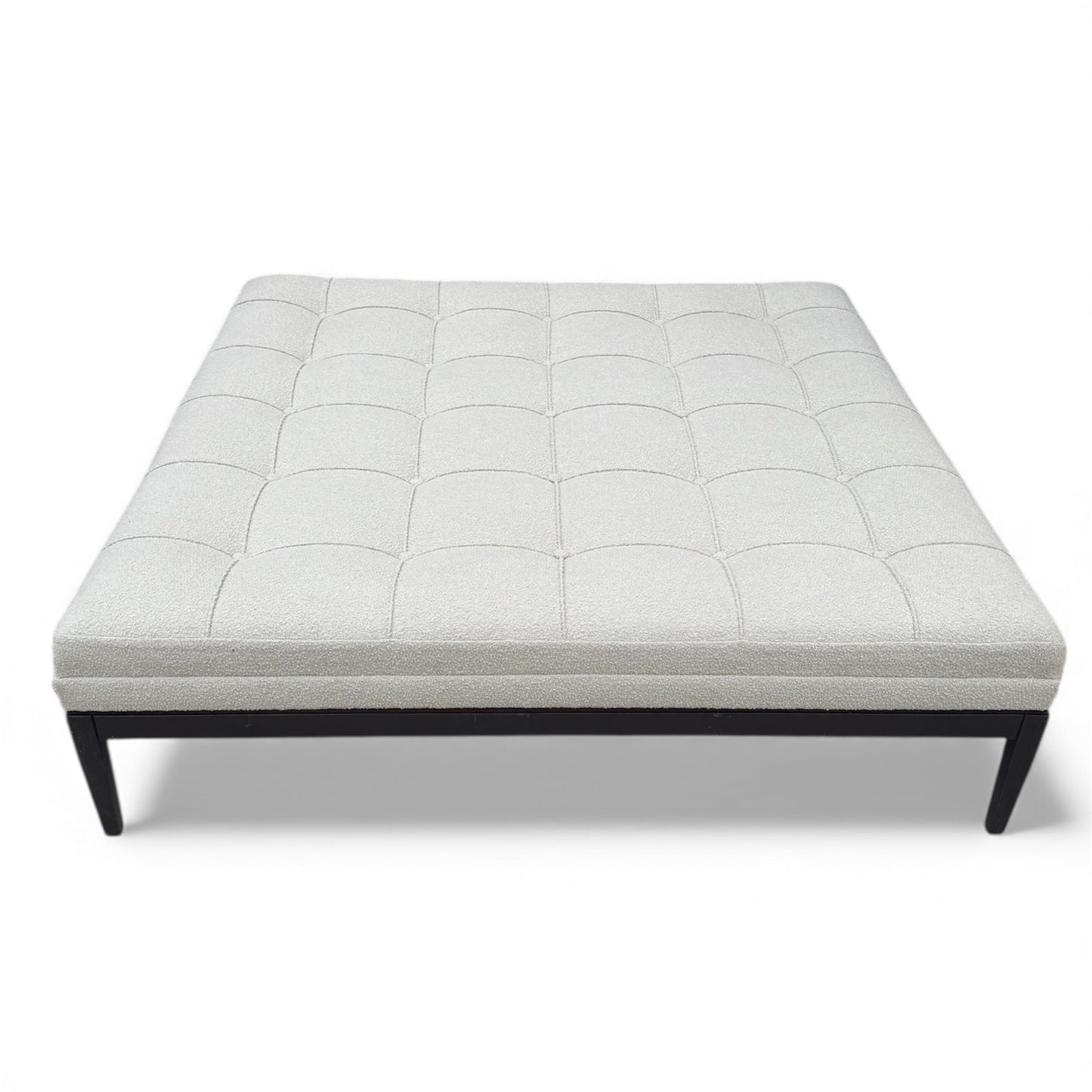George Smith Large Tufted Boucle Ottoman