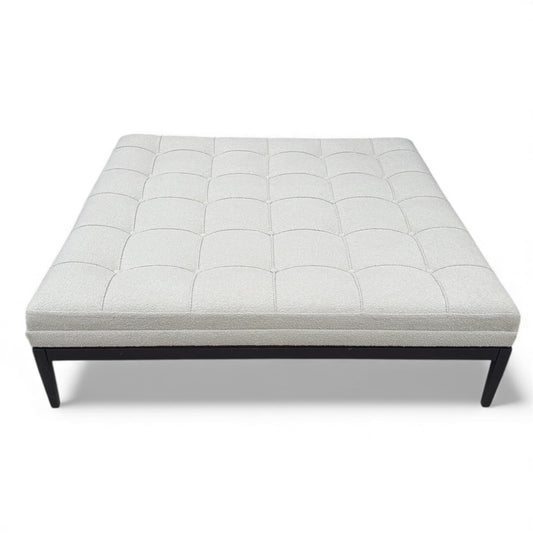 George Smith Large Tufted Boucle Ottoman