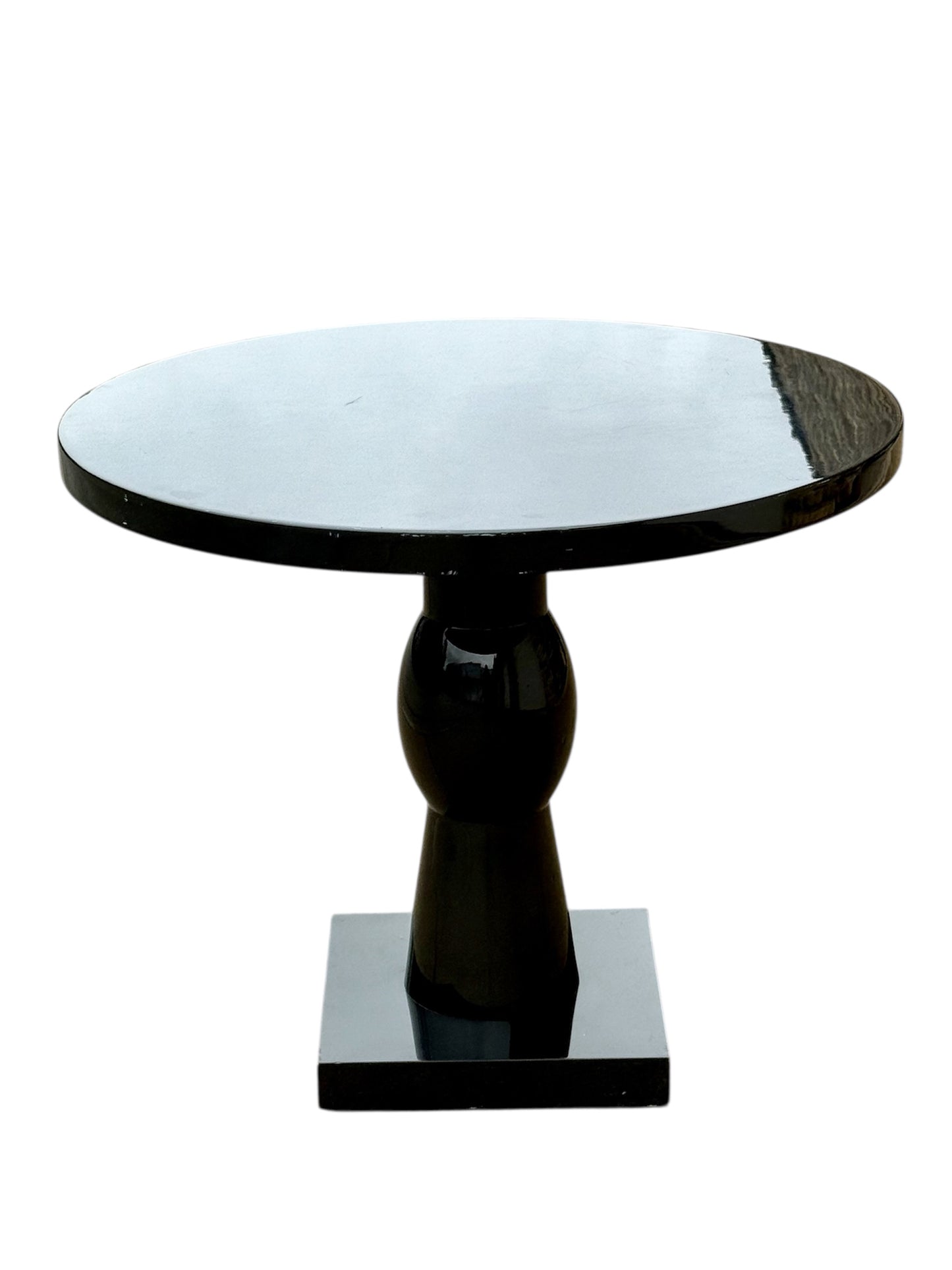 Christian Liaigre for Holly Hunt Black Lacquer Scarabee Center Table