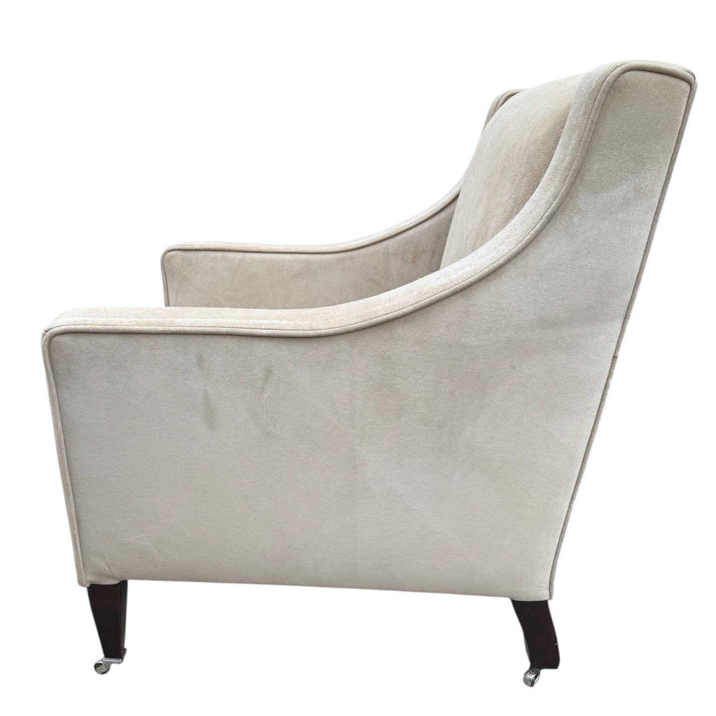 George Smith Georgian Leather Club Chairs- A Pair