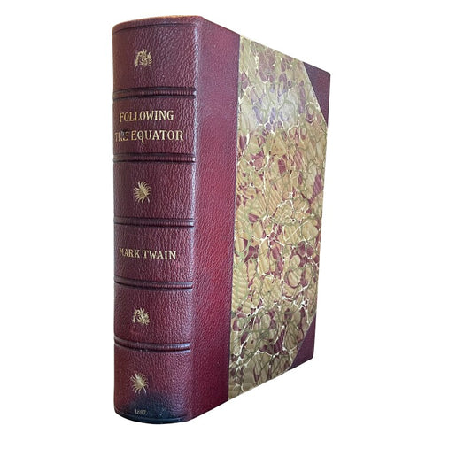 Mark Twain First Edition Following The Equator, A Journey Around the World