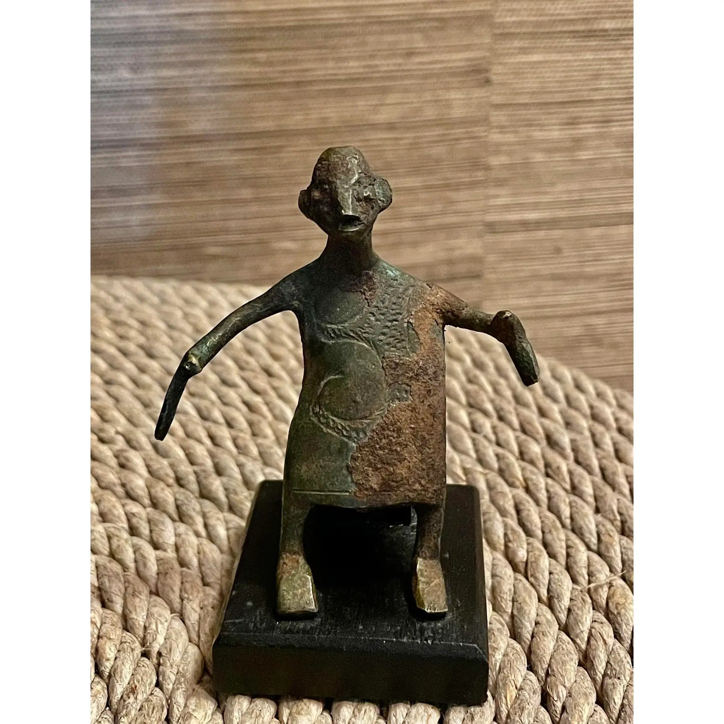 African Asen Bronze Figures- a Set of 3