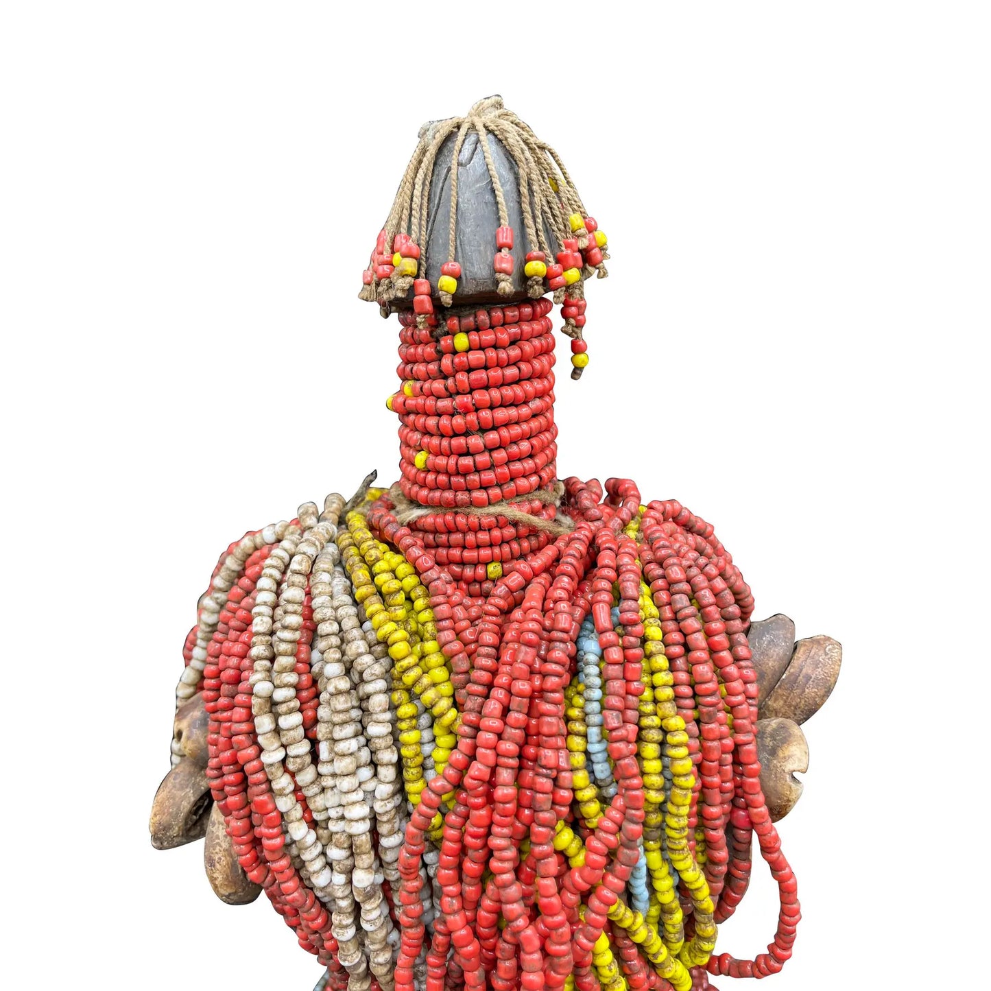 African Fali Beaded Fertility Dolls