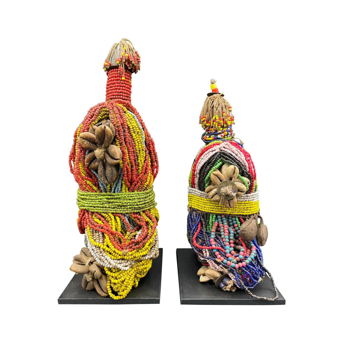 African Fali Beaded Fertility Dolls